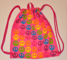 Peace Drawstring Bag (Bunk Junk)