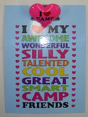 I Love My Camp Friends Clipboard