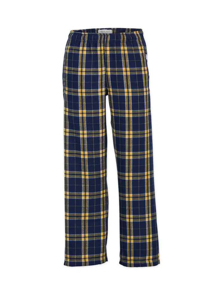 NAVY/GOLD FLANNEL PANTS YOUTH