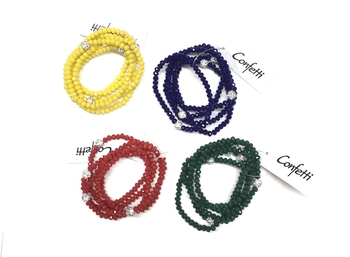 BEADED SHAMBALLA BRACELET