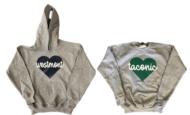 SCRIPT NAME ON HEART CREWNECK SWEATSHIRT (CUSTOM)