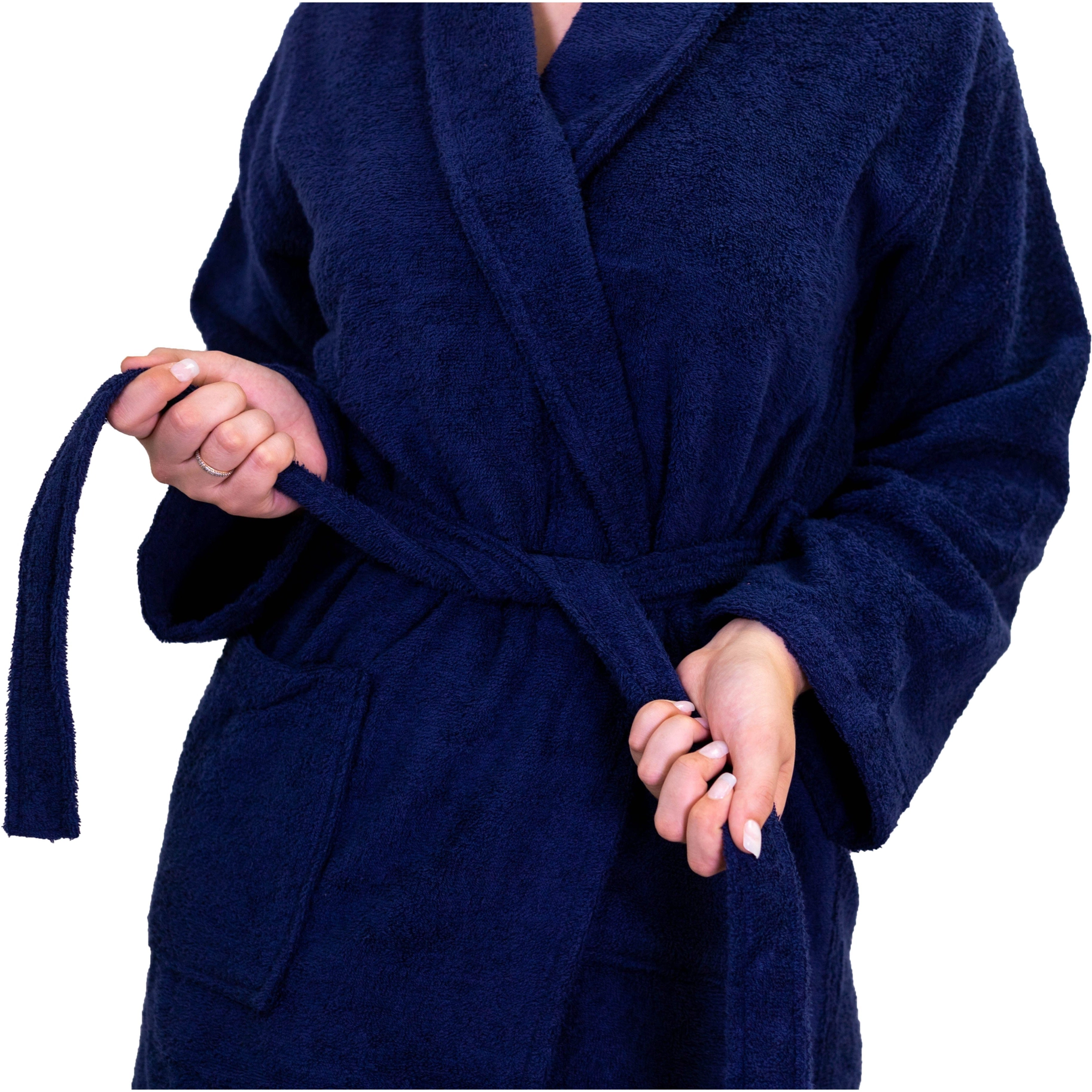 UNISEX BATHROBE MIDNIGHT NAVY