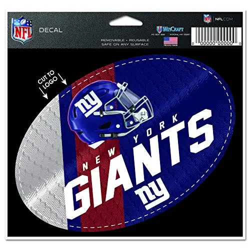 NFL NY GIANTS 5.5 X 5.75