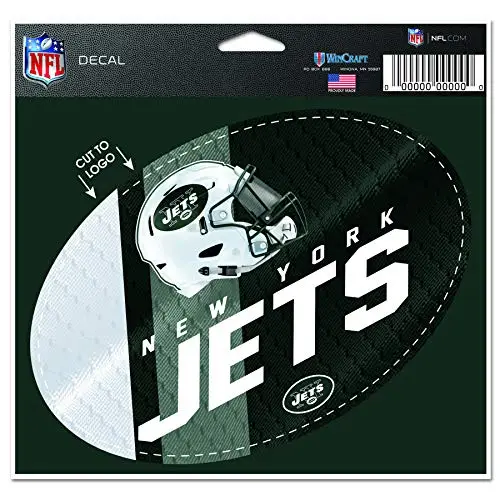 NFL NY JETS 5.5 X 5.75