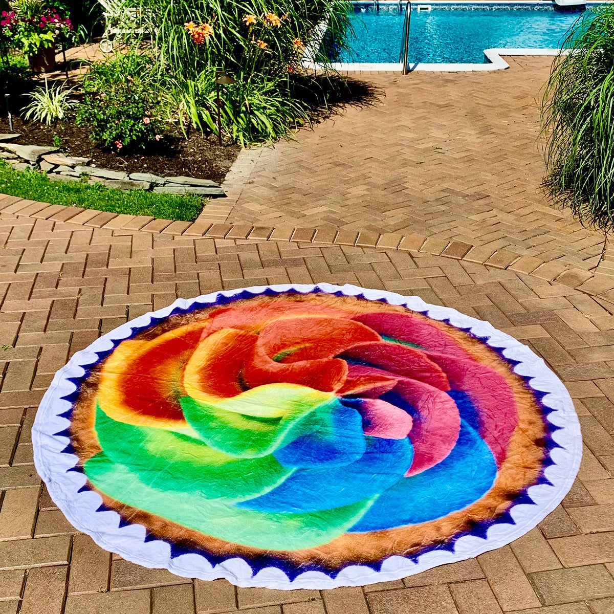 TRADITIONAL BLANKET-RAINBOW CUPCAKE