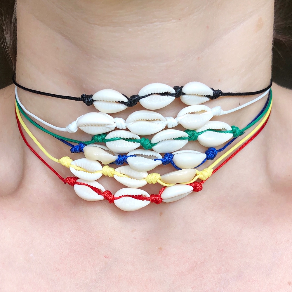 CAMP COLOR SHELL NECKLACE   (COLOR WAR)
