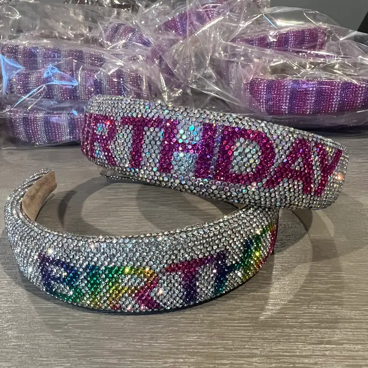 BLING BIRTHDAY HEADBAND-MULTI