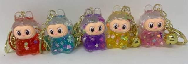 LABUBU GLITTER KEYCHAINS