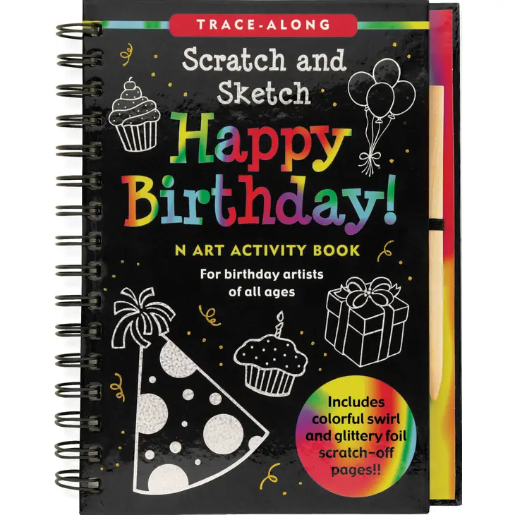SCRATCH & SKETCH HAPPY BIRTHDAY