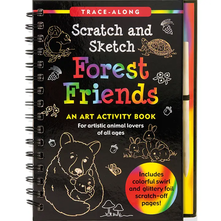 SCRATCH & SKETCH FOREST FRIENDS