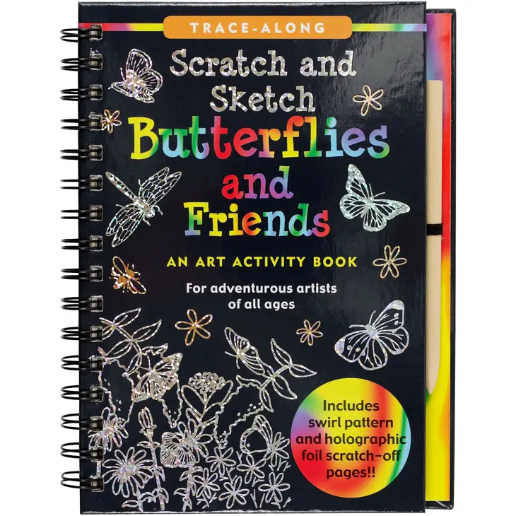 SCRATCH & SKETCH BUTTERFLIES & FRIENDS