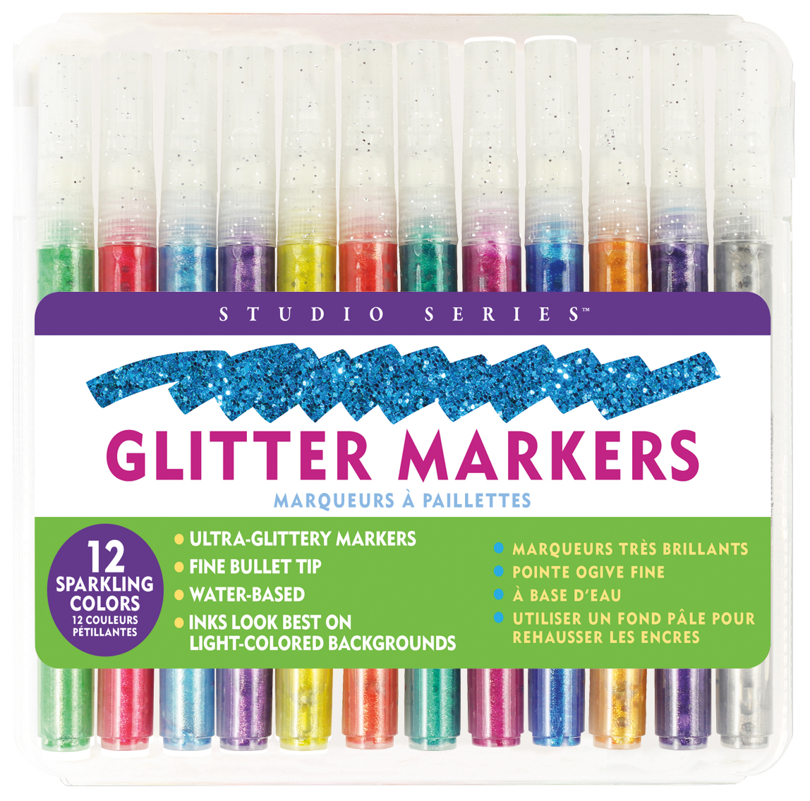 STUDIO SERIES GLITTER MARKERS