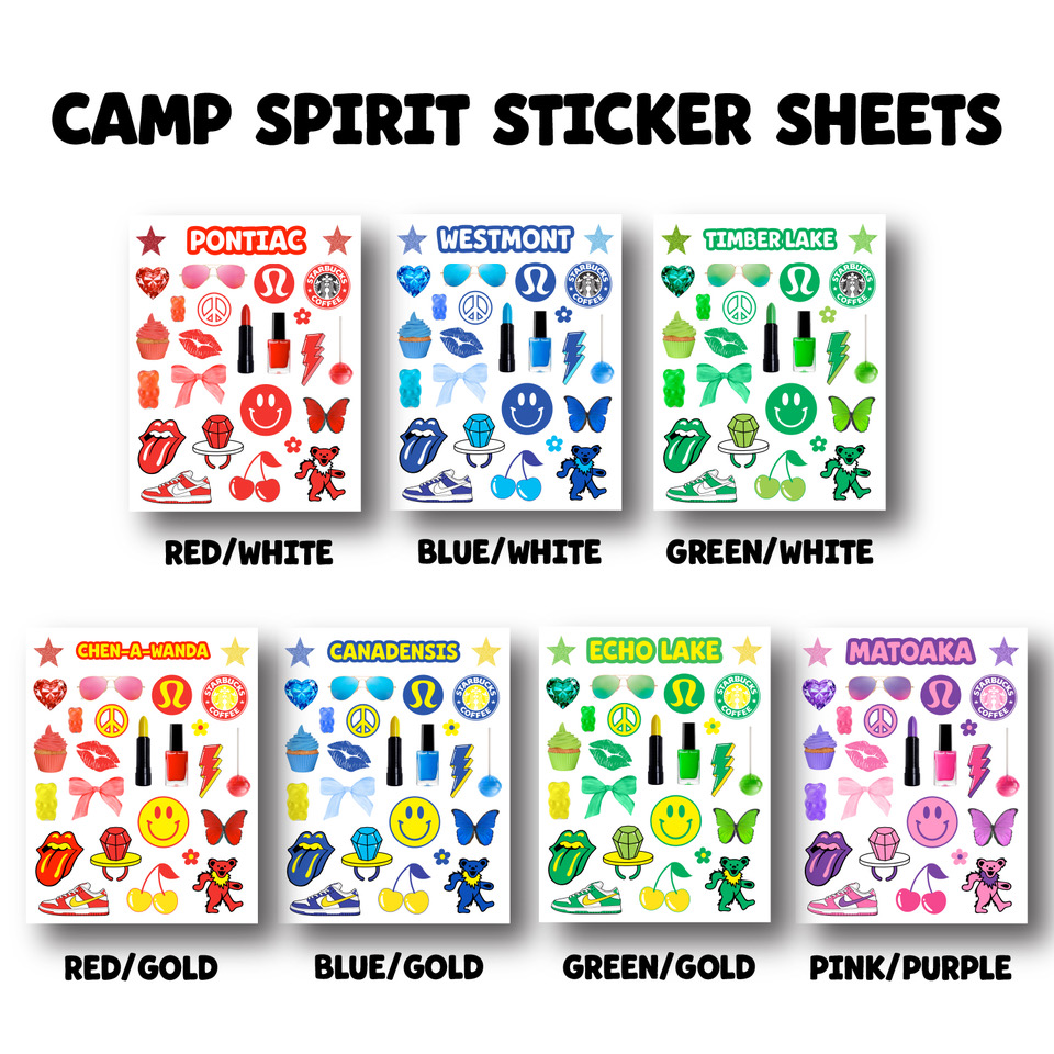 COLOR WAR SPIRIT DECALS