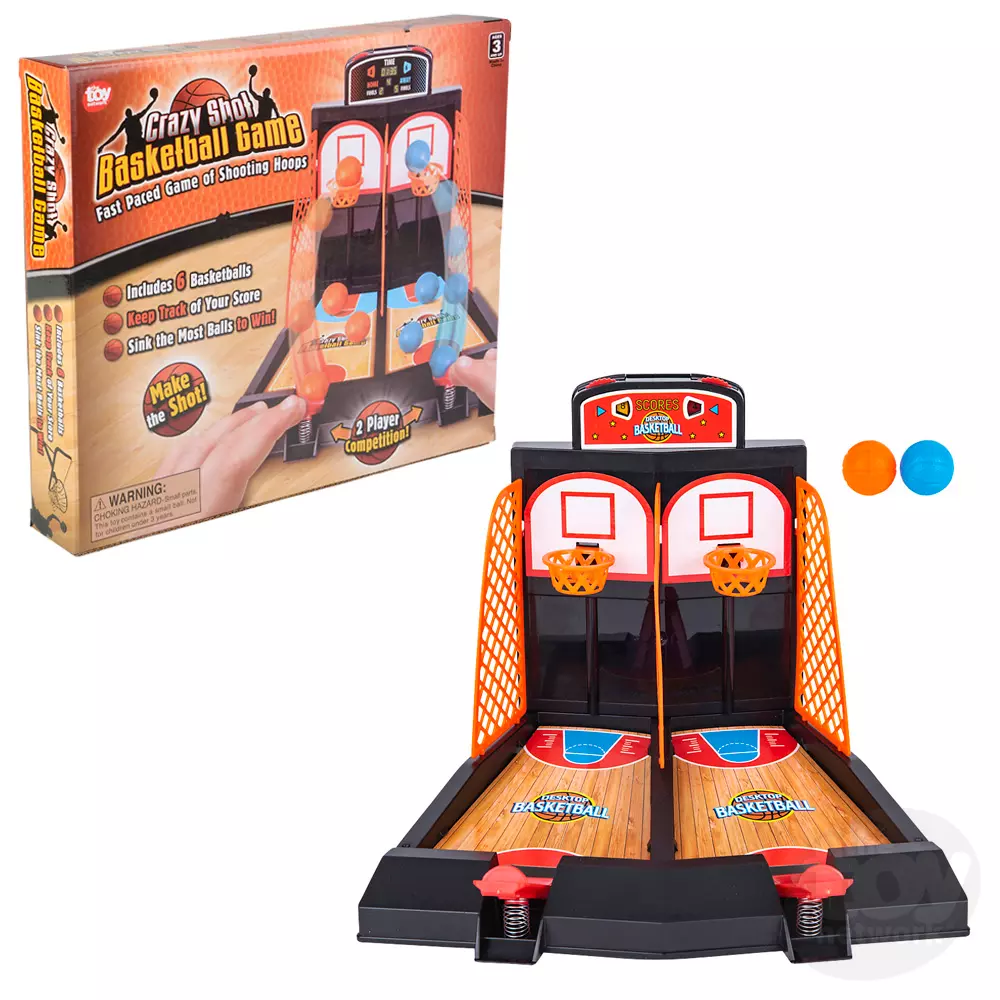 2 PLAYER CRAZY SHOT BASKETBALL GAME