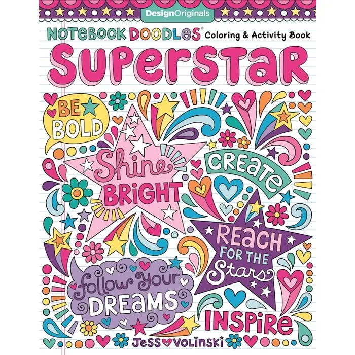 COLORING BOOK-SUPERSTAR
