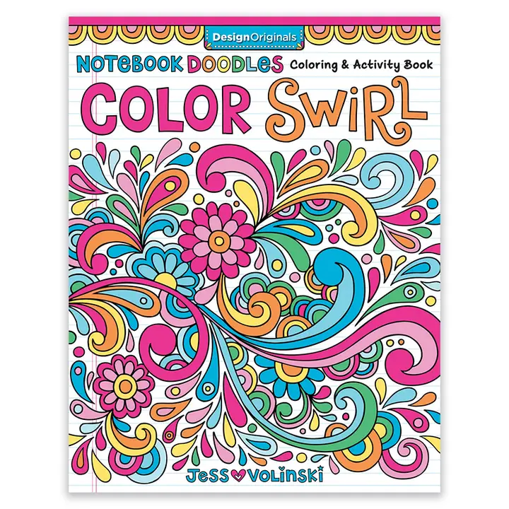 COLORING BOOK-COLOR SWIRL